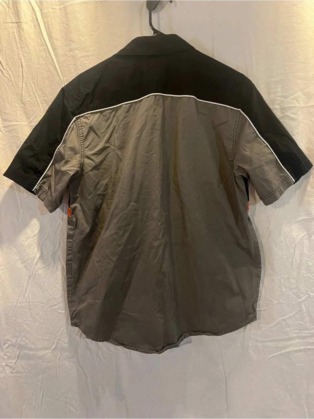 Harley-Davidson Black Jacket with Gold & White Logo Patch